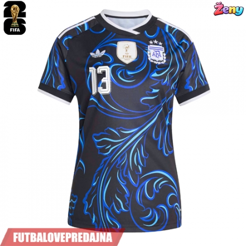 Lacne Ženy Futbalové dres Argentína Cristian Romero #13 MS 2026 Krátky Rukáv - Preč